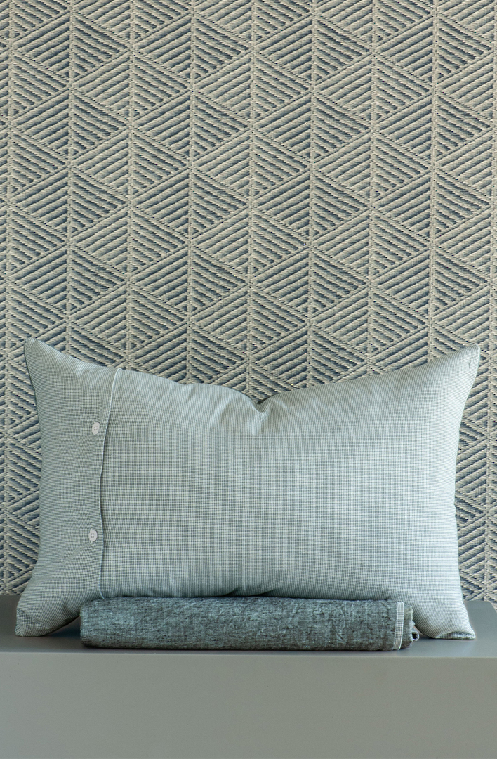 Bianca Lorenne Meiya Ocean Bedspread | Lightweight Linen Bedspread NZ image 6